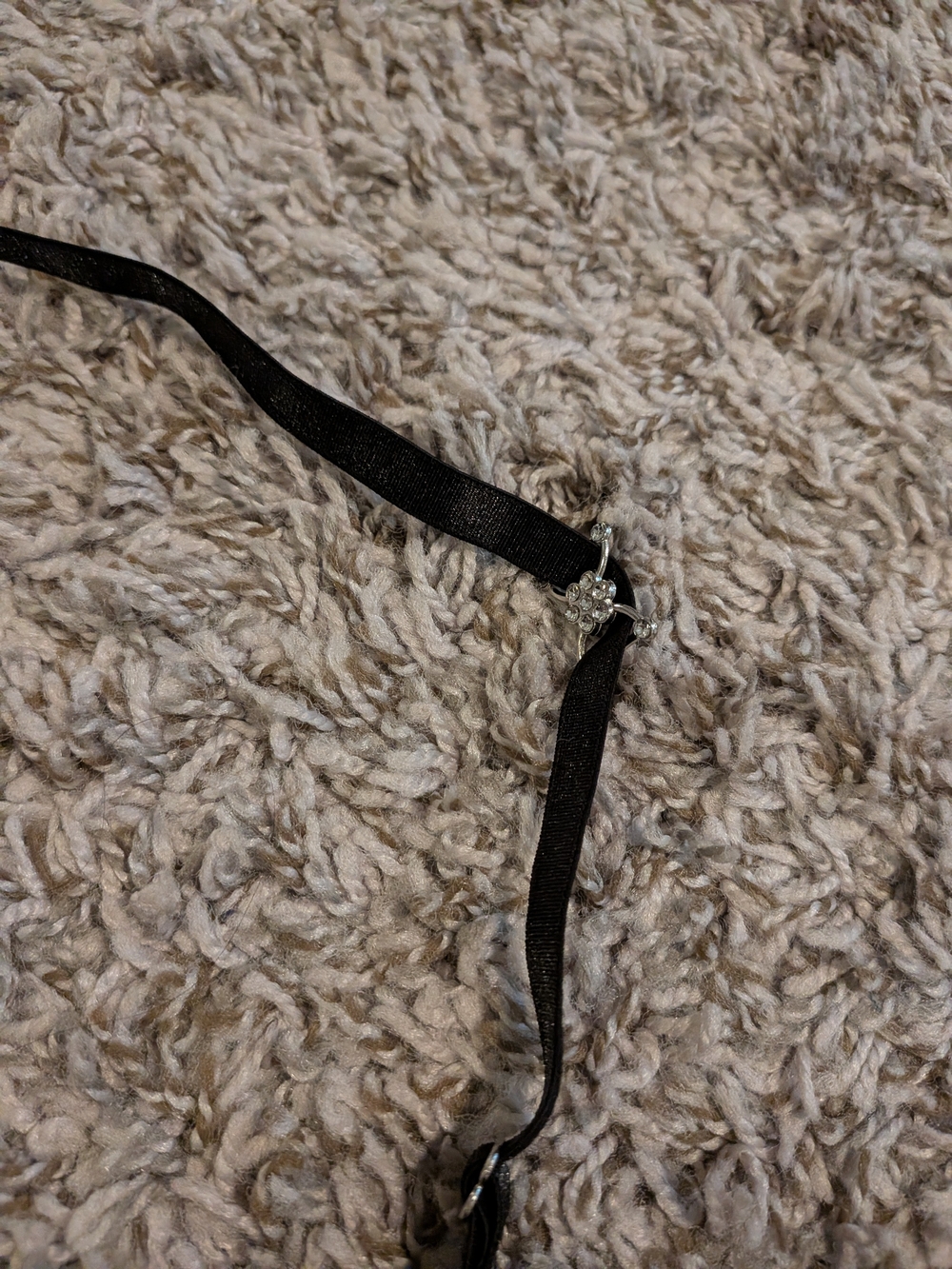 Leopard Print Triangle Bralette - Black Trim Nwot - Picture 5 of 7